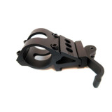 1 inch Diameter Offset Flashlight Mount for Picatinny Rails with Quick Release Accessories Monstrum