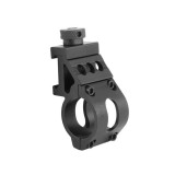 1 inch Diameter Offset Flashlight Mount for Picatinny Rails Accessories Monstrum