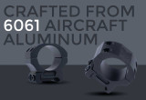 1 inch Precision Picatinny Scope Rings with Level Bubble 1in Scope Rings and Mounts Monstrum