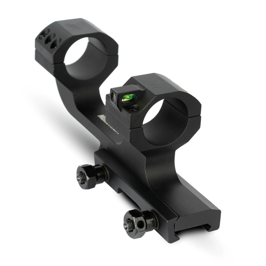 1in High Performance Offset Dual Ring Scope Mount w/ Level Bubble 1in Scope Rings and Mounts Monstrum