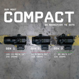 1x20 Ghost Red Dot Sight and G3 3X Magnifier Set Optics Monstrum