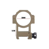30mm Heavy Duty Performance Scope Rings - Low/High Profile 30mm Scope Rings/Mounts Monstrum