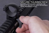 30mm Quick Release Picatinny/Weaver Scope Rings 30mm Scope Rings/Mounts Monstrum