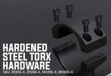 30mm Slim Profile Series Offset Picatinny Scope Mount w/Quick Release 30mm Scope Rings/Mounts Monstrum