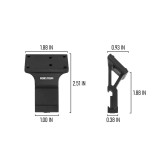 45 Degree Micro Red Dot Picatinny Mount Accessories Monstrum