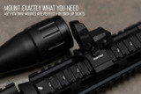 45 Degree Offset 4-Slot Picatinny Rail Mount Red Dot Mounts Monstrum