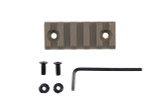 5 Slot/2.2 Inch Picatinny Rail Section for M-LOK | Pack of Two M-LOK Accessories Monstrum