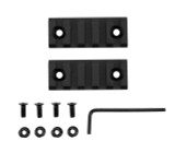 5 Slot/2.2 Inch Picatinny Rail Section for M-LOK | Pack of Two M-LOK Accessories Monstrum