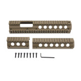 AR-15 Extended Quad Rail Handguard with FSP Cutout | Carbine Drop-in Top Scopes Monstrum