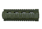 AR-15 Quad Rail Handguard - Carbine Length | Drop-In - Army Green Quad Rail - Drop In Monstrum