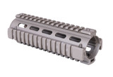 AR-15 Quad Rail Handguard - Carbine Length | Drop-In - Desert Tan Quad Rail - Drop In Monstrum