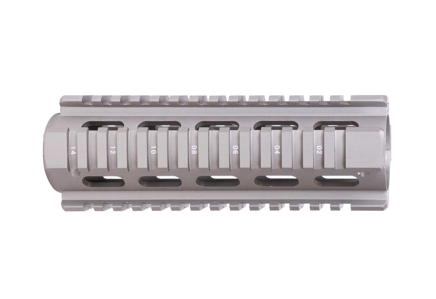 AR-15 Quad Rail Handguard - Carbine Length | Drop-In - Desert Tan Quad Rail - Drop In Monstrum