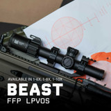 Beast 1-6x24 First Focal Plane LPVO Series Optics Monstrum