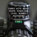 Beast 5-25x56 FFP Scope with Zero Stop & Cantilever Mount Optics Monstrum