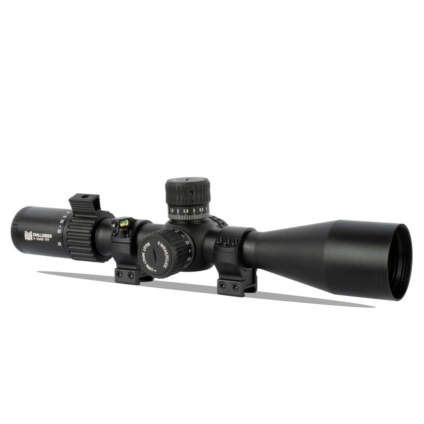 Challenger 3-15x50 FFP Scope with Zero Stop - MM4 - MIL-Dot Reticle Optics Monstrum