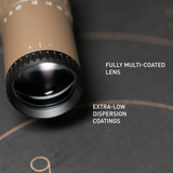 Challenger 6-24x50 FFP Scope with Zero Stop | Flat Dark Earth Optics Monstrum