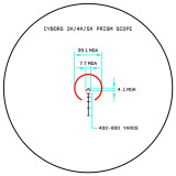 Cyborg 5x Prism Scope with Shake Awake | BDC Reticle Optics Monstrum