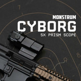 Cyborg 5x Prism Scope with Shake Awake | BDC Reticle Optics Monstrum