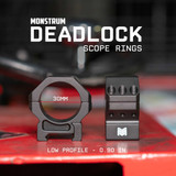 Deadlock Series Ultra Precision Scope Rings 30mm Scope Rings/Mounts Monstrum