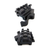 Dual Rail 45/90 Degree Picatinny Riser Mount Red Dots and Sights Accessories Monstrum