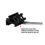 Dual Rail 45/90 Degree Picatinny Riser Mount Red Dots and Sights Accessories Monstrum