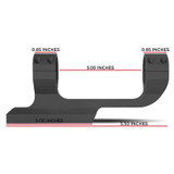 Extended Series Offset Cantilever Picatinny Scope Mount - 30mm New Items Monstrum
