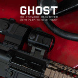 Ghost 2X Flip-to-Side Forward Magnifier Optics Monstrum