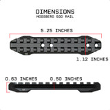 Grimlock Mossberg 500/590/835/930/Shockwave Picatinny Rail Mount Ruger Accessories Monstrum