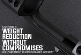 H-Series Hollow Frame Offset Cantilever Picatinny Scope Mount - 1in 1in Scope Rings and Mounts Monstrum