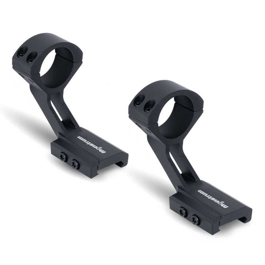 H-Series Offset Picatinny Scope Rings | 1 inch Diameter 1in Scope Rings and Mounts Monstrum