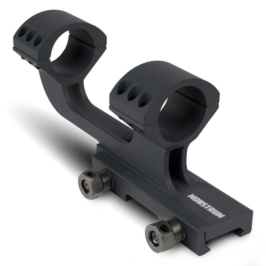 H-Series V3 Hollow Frame Offset Cantilever Picatinny Scope Mount - 1in New Items Monstrum
