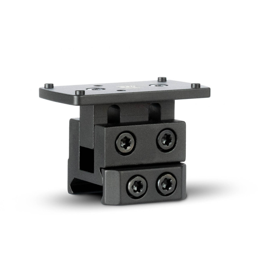 High Profile Adjustable Height Micro Red Dot Riser Mount | Lower 1/3 to 1.93" Center Height Accessories Monstrum