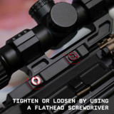 Hypergrip Quick Release Cantilever Scope Mount 30mm Scope Rings/Mounts Monstrum