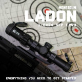 Ladon Series 1-6x24 SFP LPVO Scope | Flat Dark Earth Optics Monstrum