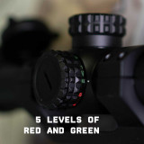 Ladon Series 1-6x24 SFP LPVO w/ Ghost Piggyback Red Dot Optics Monstrum