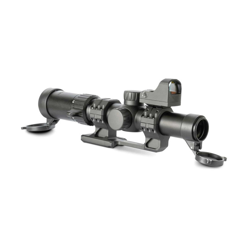 Ladon Series 1-6x24 SFP LPVO w/ Ghost Piggyback Red Dot Optics Monstrum