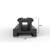 Lockdown Series V3 Lightweight Riser Mount | 13 Slot Mounts Monstrum