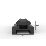 Lockdown Series V3 Lightweight Riser Mount | 13 Slot Mounts Monstrum