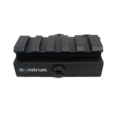 Low Profile Picatinny Riser Mount with Quick Release Accessories Monstrum