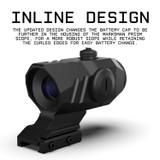 Marksman 3x24 Micro Prism Scope w/ Electronic Buttons and Shake Awake Optics Monstrum
