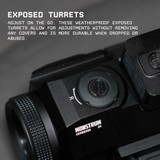 Monstrum Cerberus 3X Prism Scope with Sidecar Red Dot Optics Monstrum