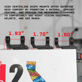 Monstrum Deadlock Series Scope Mount Red Dot Mounts Monstrum