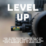 Monstrum Fold Out Rifle Scope Level Bubble | 30 mm Diameter Anti Cant Scope Level Monstrum