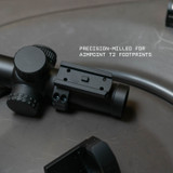 Monstrum Low Profile Piggyback Red Dot Ring Mount for Rifle Scopes | 30 mm 30mm Scope Rings/Mounts Monstrum
