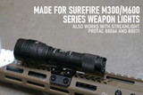 Monstrum M-LOK 45 Degree Offset Scout Light Mount | Compatible with Surefire M300/M600 Series Accessories Monstrum