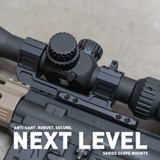 Monstrum Next Level Series Offset Scope Mount with Integrated Anti-Cant Level Bubble 30mm Scope Rings/Mounts Monstrum