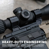 Monstrum Next Level Series Offset Scope Mount with Integrated Anti-Cant Level Bubble 30mm Scope Rings/Mounts Monstrum