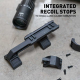 Monstrum Next Level Series Offset Scope Mount with Integrated Anti-Cant Level Bubble 30mm Scope Rings/Mounts Monstrum
