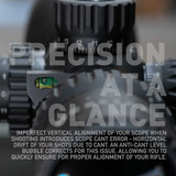 Monstrum Next Level Series Offset Scope Mount with Integrated Anti-Cant Level Bubble 30mm Scope Rings/Mounts Monstrum