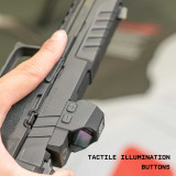 Monstrum Nitro Pistol Red Dot w/ 3 MOA Dot | K-Series/RMSc - V3 Ridged Hood New Arrivals Monstrum